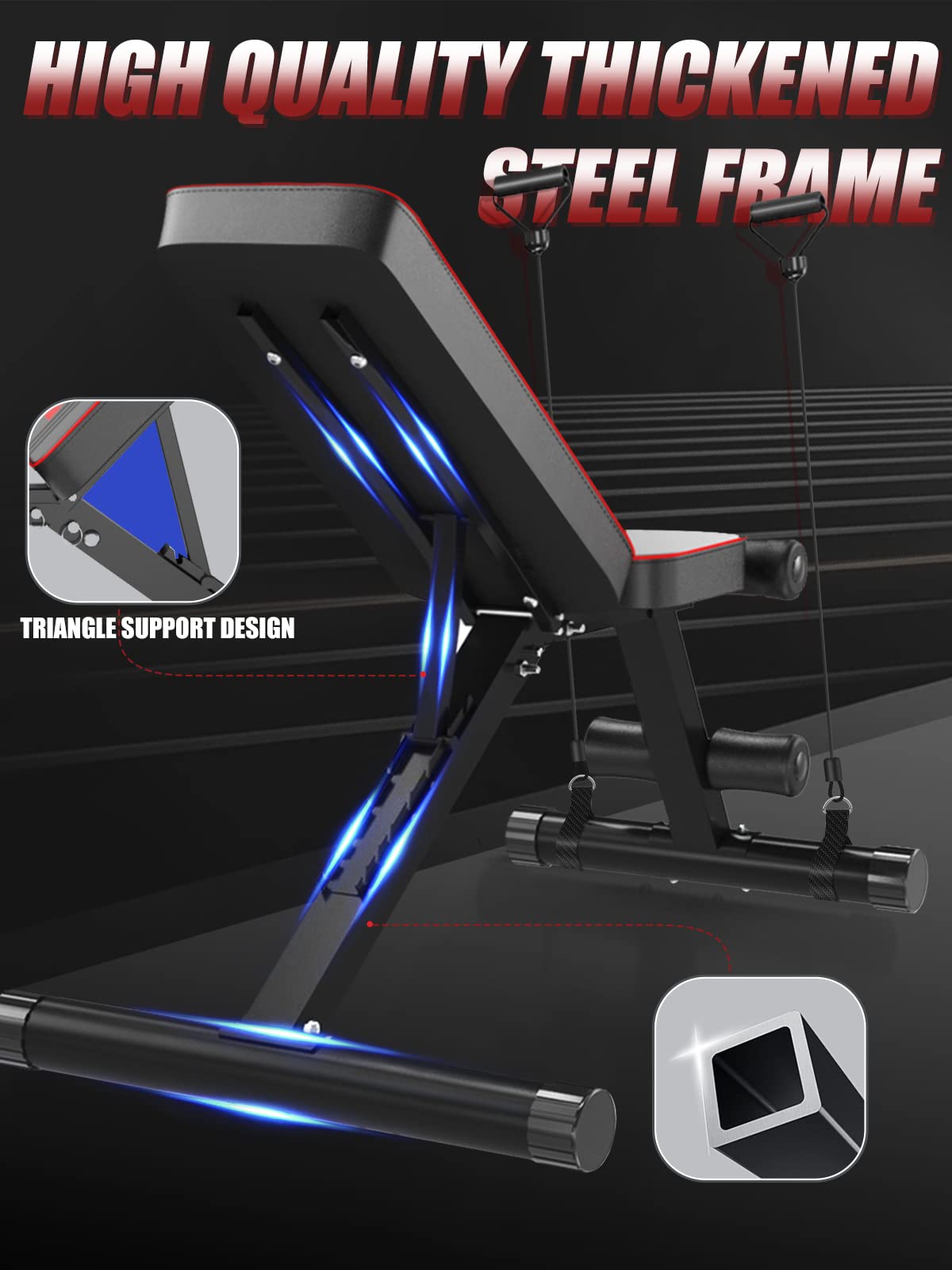 Multifunctional adjustable bench