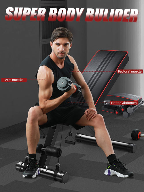 Multifunctional adjustable bench