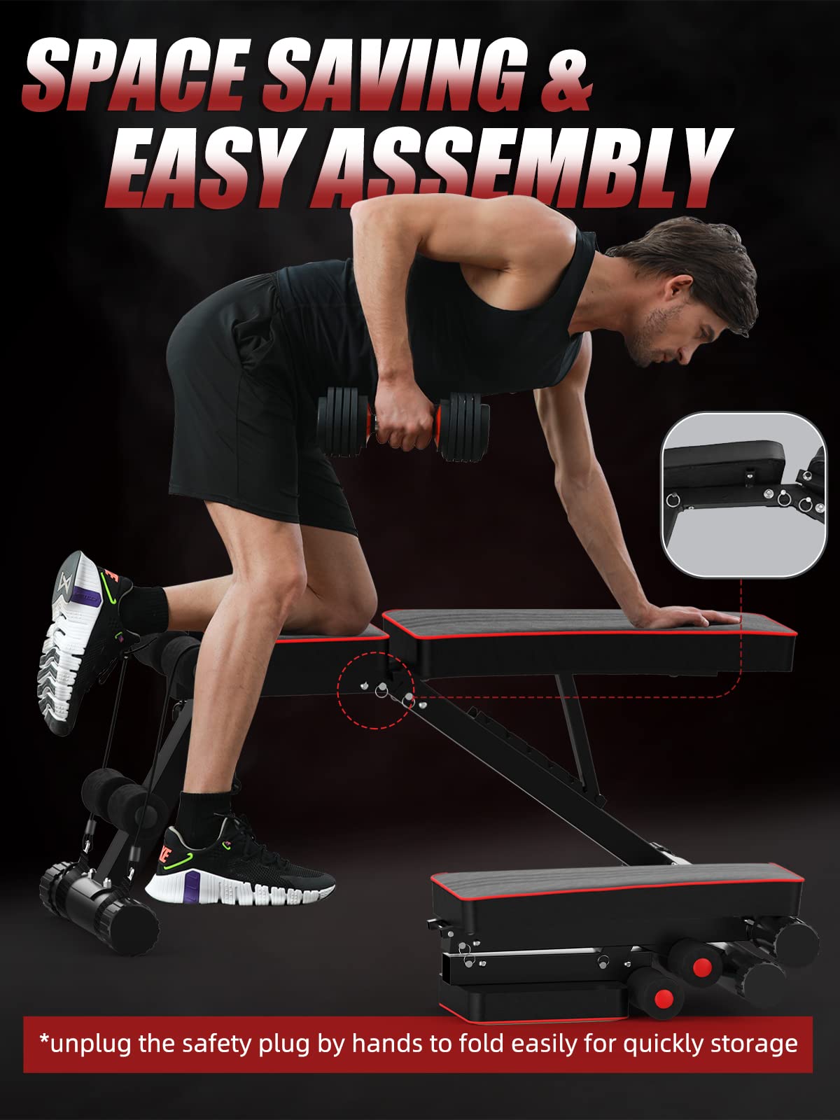 Multifunctional adjustable bench